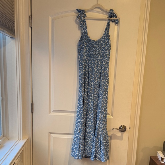 Reformation Blue Floral Maxi Dress - Picture 3 of 7